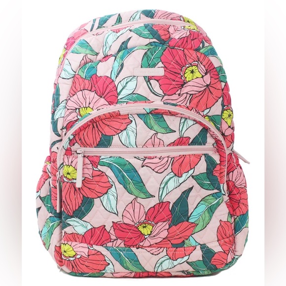 Vera Bradley Handbags - Vera Bradley Floral Quilted Backpack.